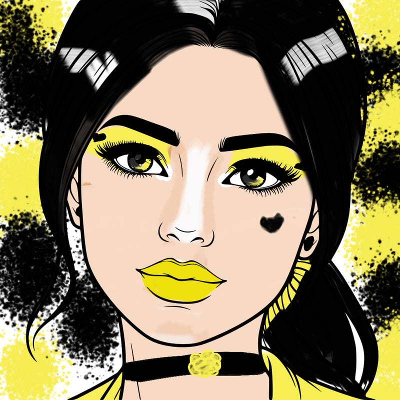 realistic woman’s face