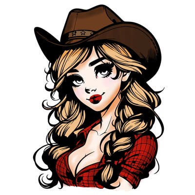 realistic cowgirl