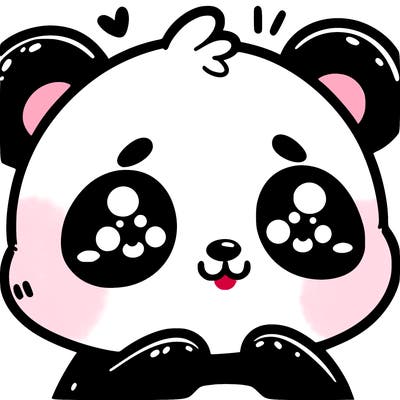 panda cute