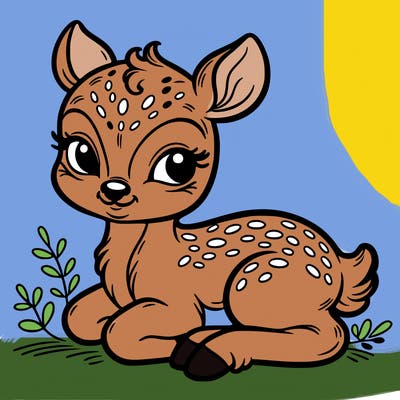 baby deer