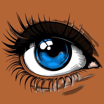 realistic eye