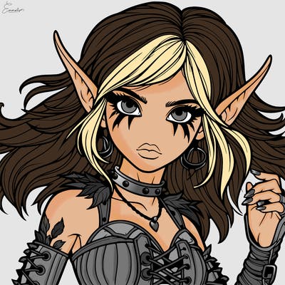 realistic dangerous fae girl