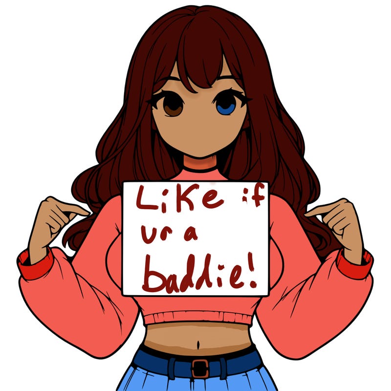 girl holding a blank sign in a long sleeve crop top
