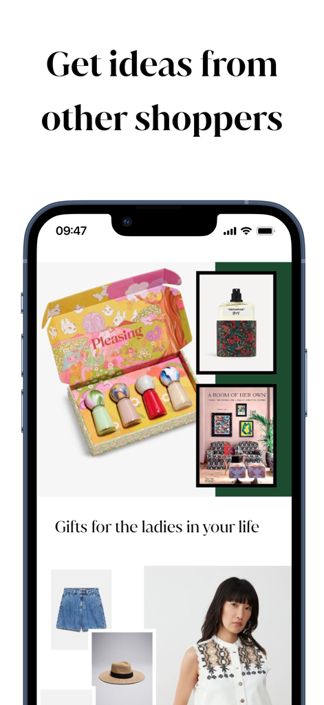 Curated shopping mood board on Moonsift featuring gift ideas for women