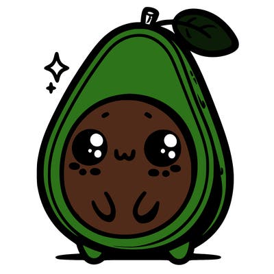 cute avocado