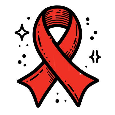 ribbon symbol of national breast cancer awareness month