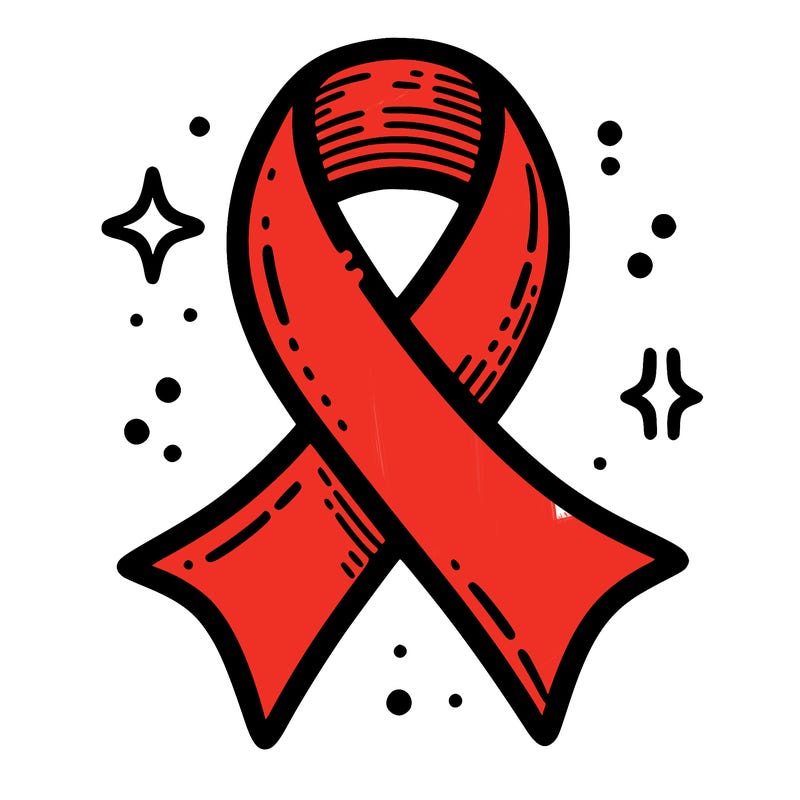 ribbon symbol of national breast cancer awareness month