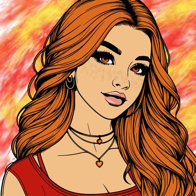 detailed realistic girl