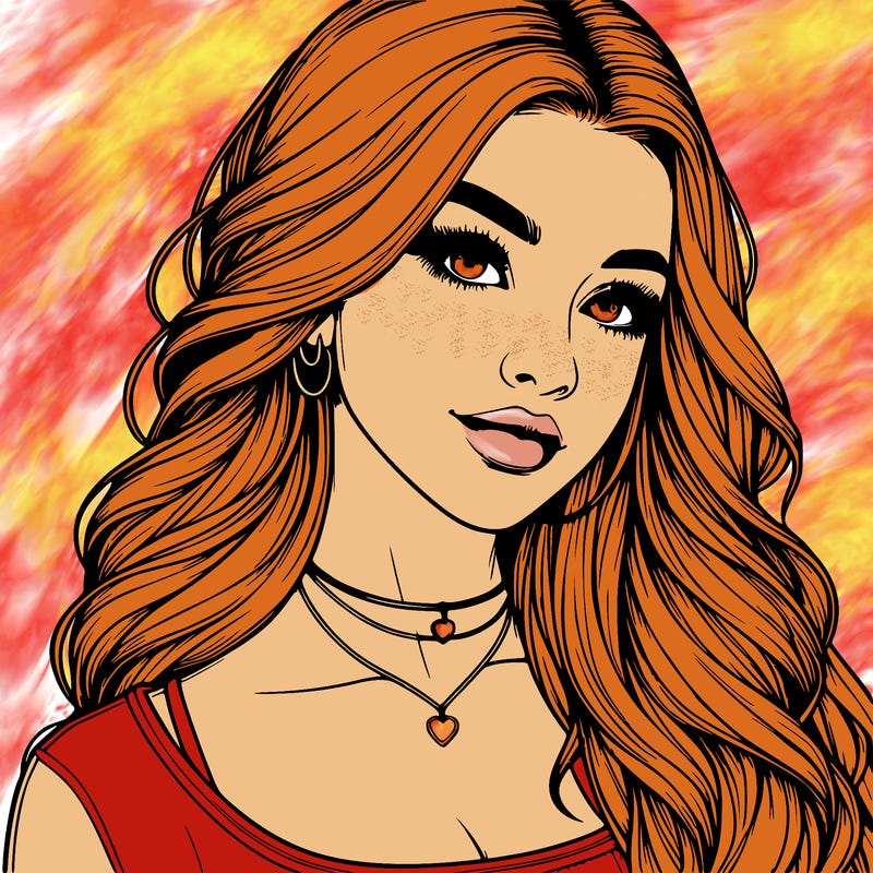 detailed realistic girl