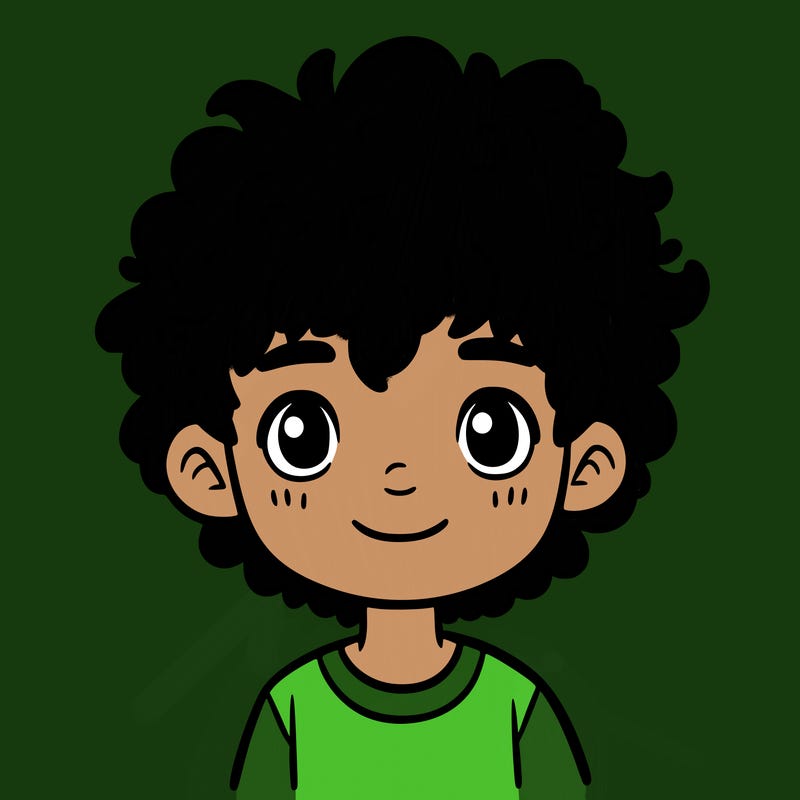 boy with curly hair