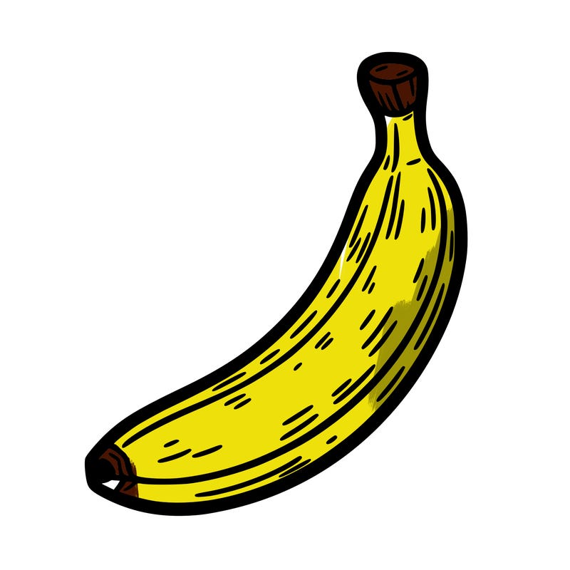 a banana