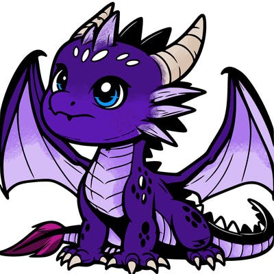 fierce baby night dragon