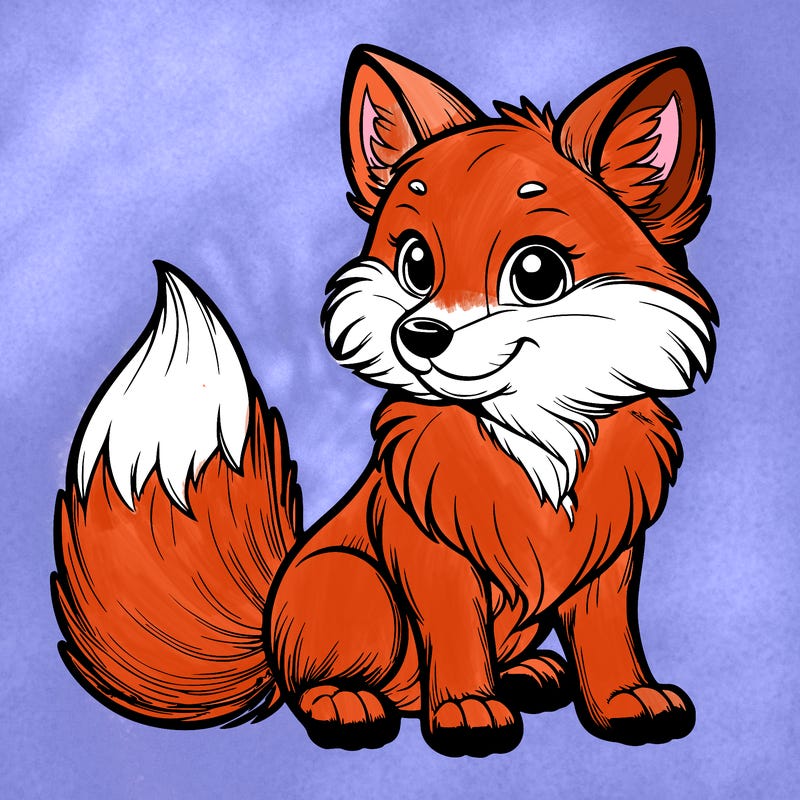 realistic fox