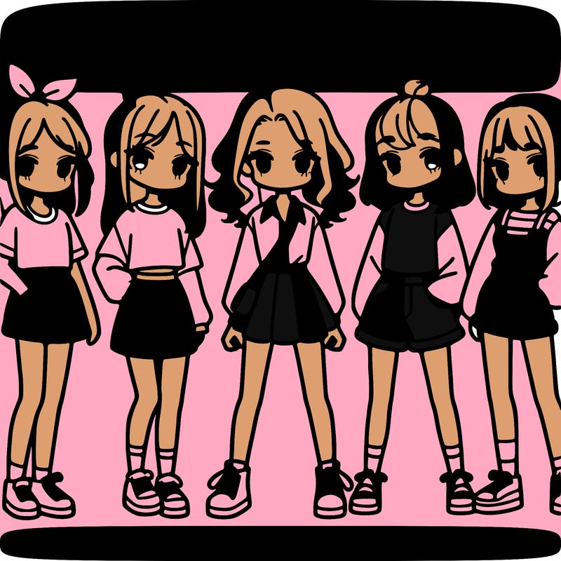 group of girls