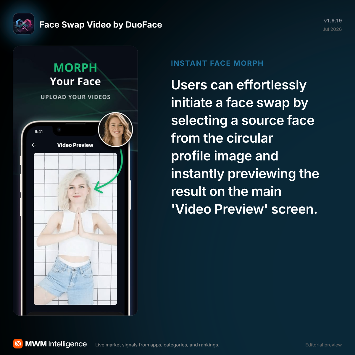 Face Swap Video by DuoFace - Photo & Video App | MWM