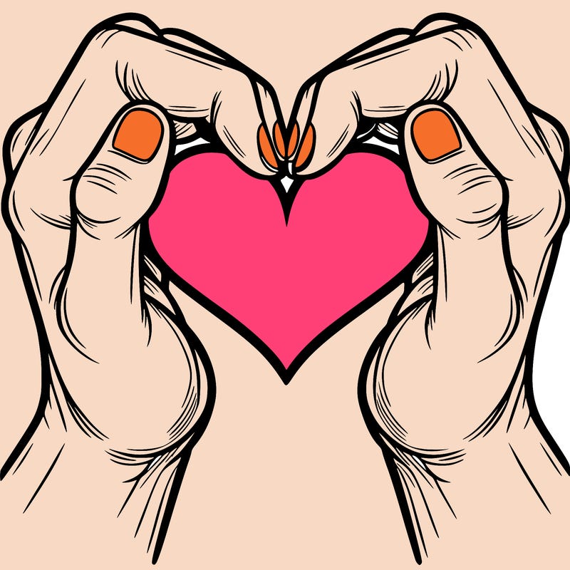 hands making a heart