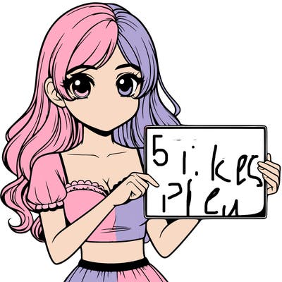 realistic pretty girl holding blank sign