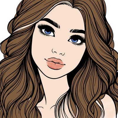 beautiful realistic girl