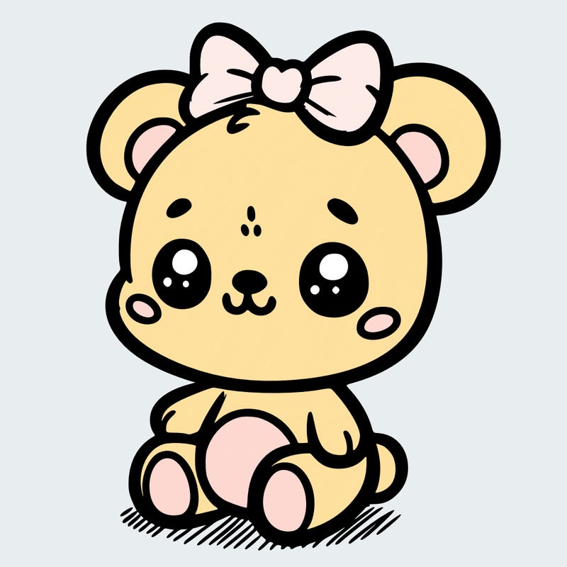 a cute little teddy