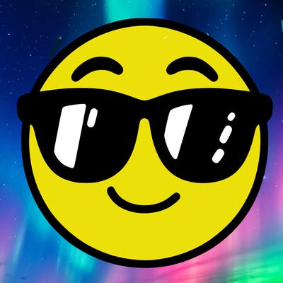 emoji with sunglasses
