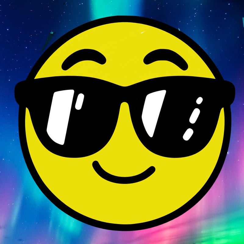 emoji with sunglasses