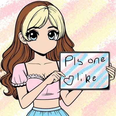 realistic pretty girl holding blank sign