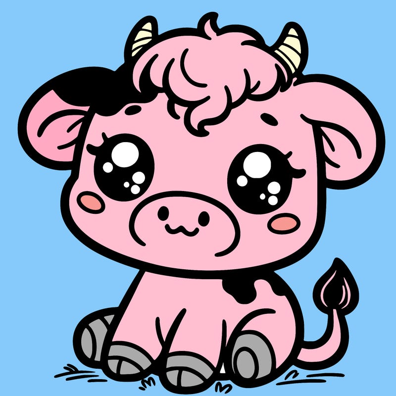 baby cute cow
