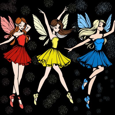 realistic dancing fairy