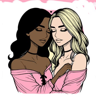 realistic girls in love