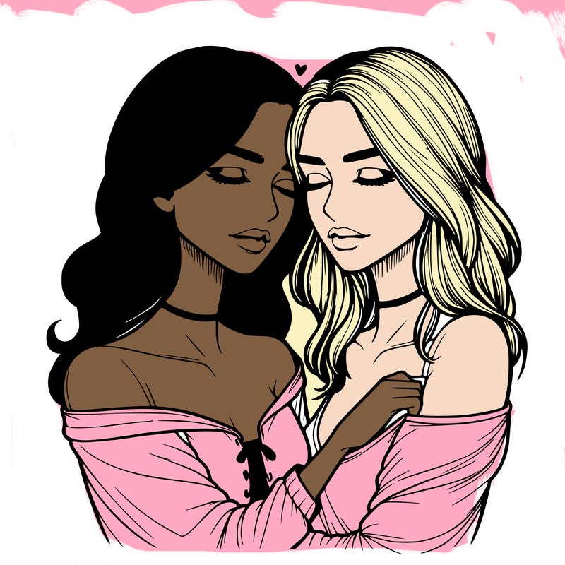 realistic girls in love