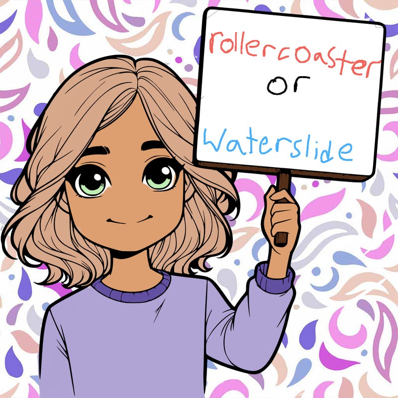 realistic girl holding up a sign