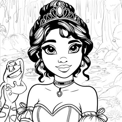 realistic princess tiana