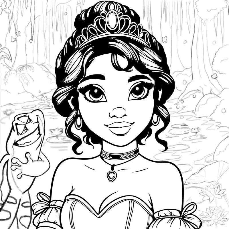 realistic princess tiana