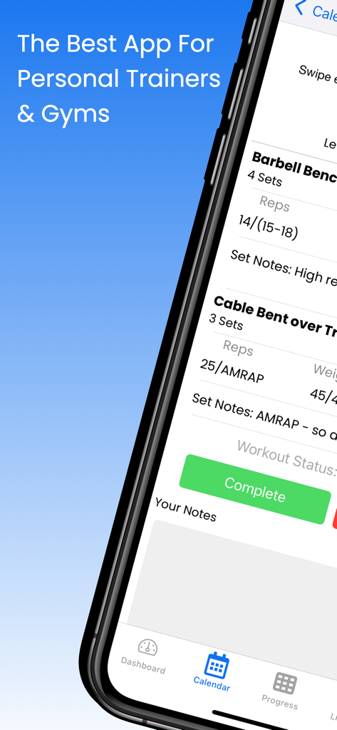 FitSW for Personal Trainers - App FitSW che mostra il monitoraggio e la gestione dell'allenamento per personal trainer