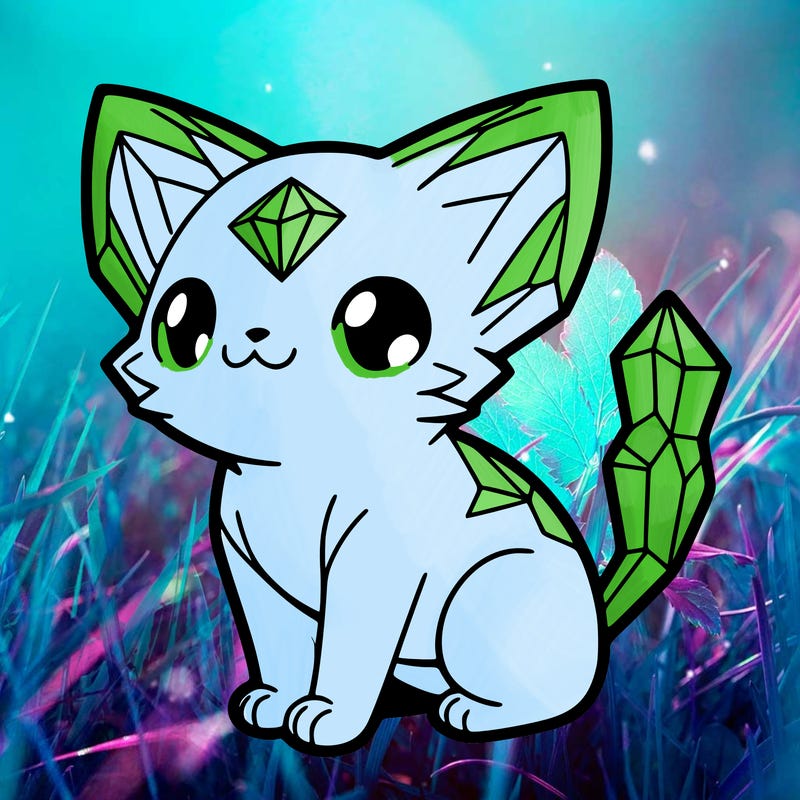 crystal kitten