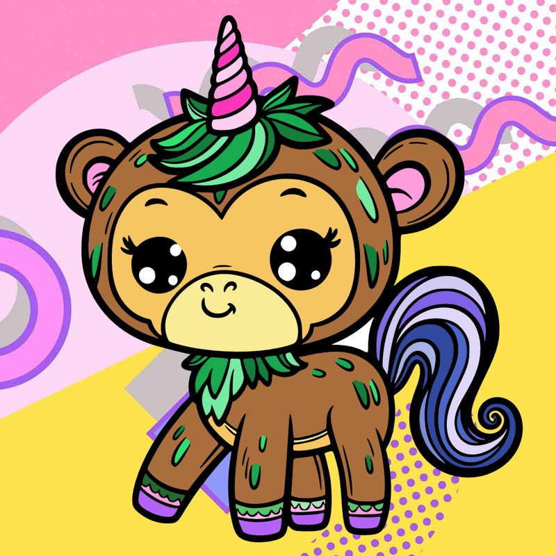 monkey unicorn