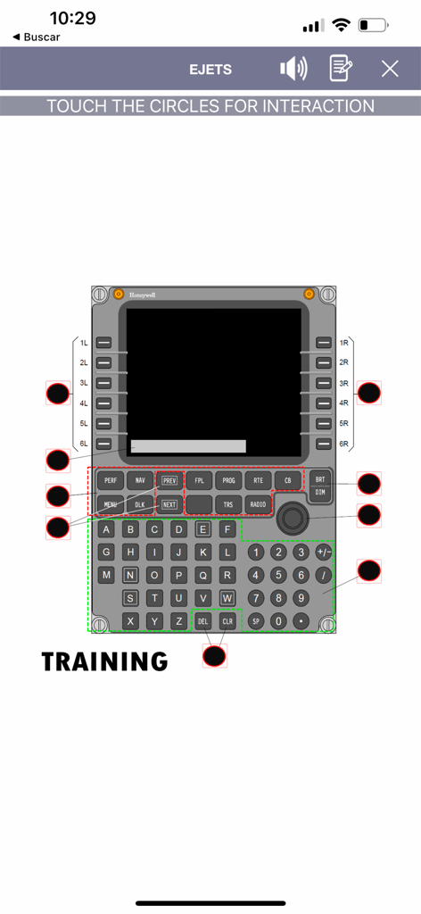 E-JETS Virtual Panel - Interactive FMS and MCDU training panel for E-Jets pilot simulation