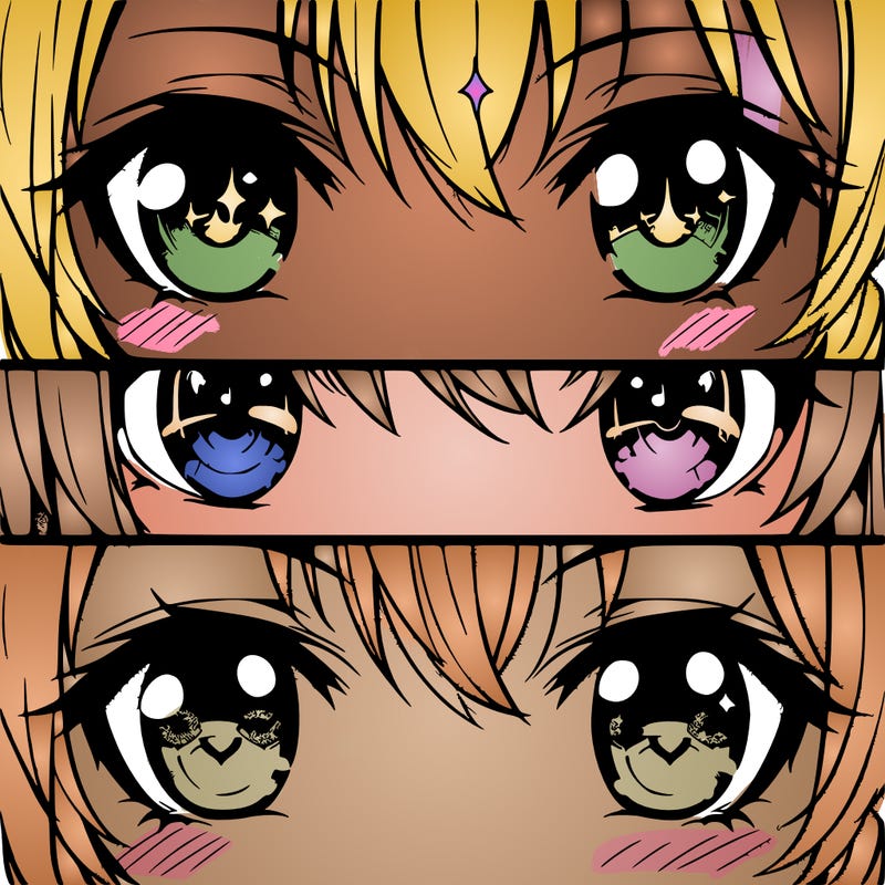 anime eyes
