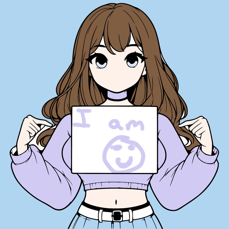 girl holding a blank sign in a long sleeve crop top