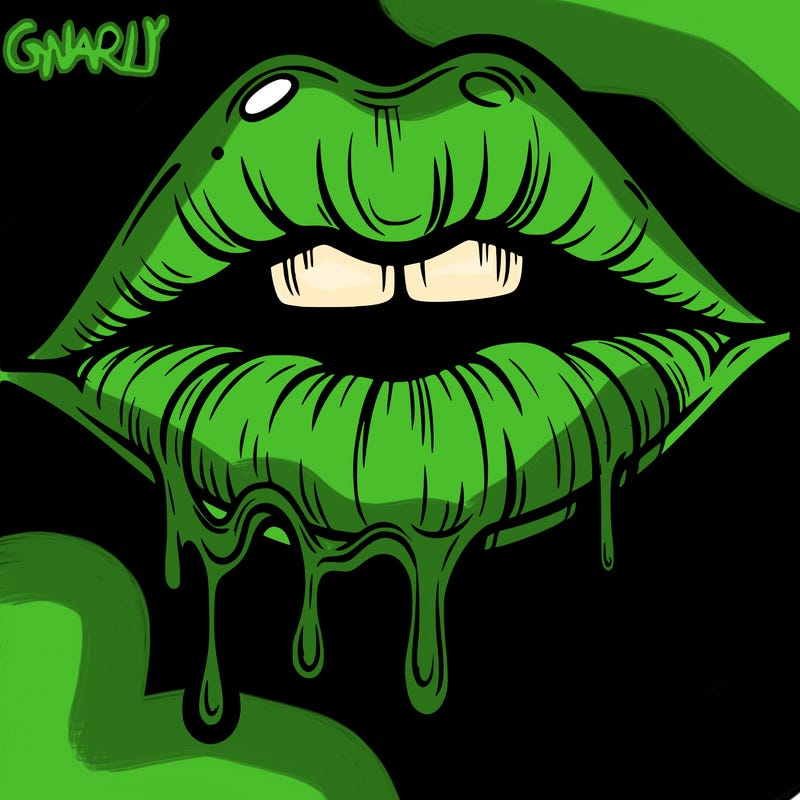 lips that look realistic and drip