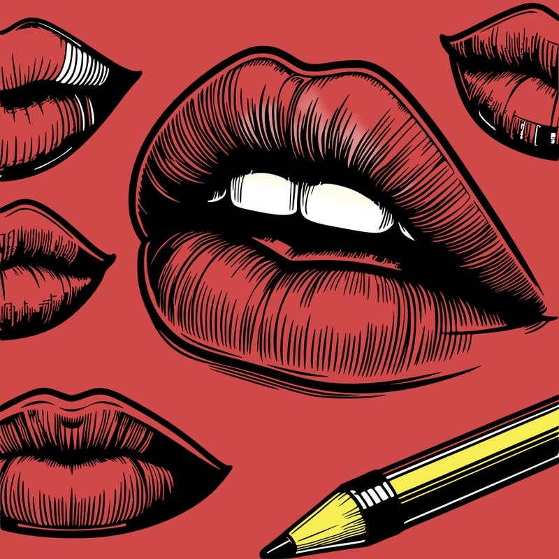 realistic  lips