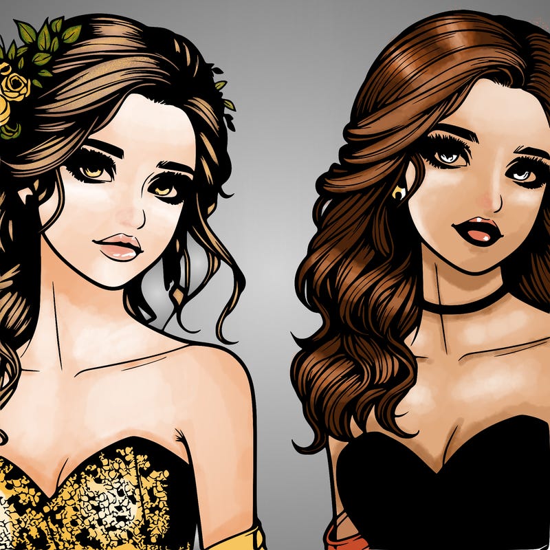 realistic prom girls