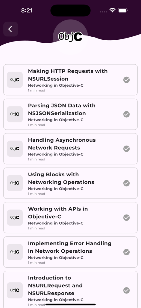 Learn Objective C Programming - Liste von Objective-C-Netzwerktutorials, einschließlich NSURLSession und JSON-Parsing-Lektionen