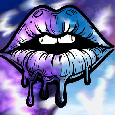 lips that look realistic and drip