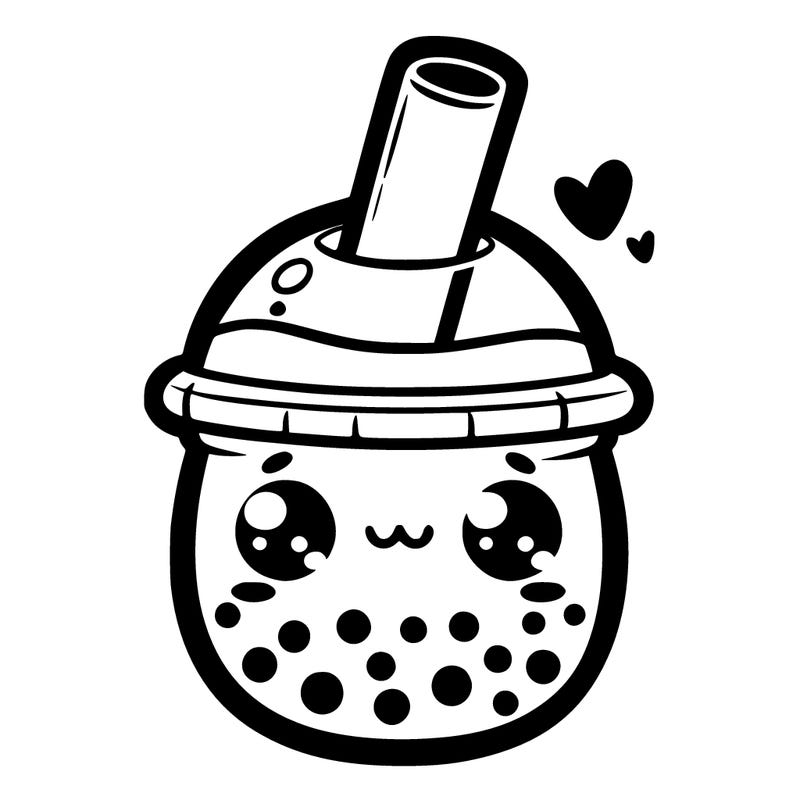 cute boba tea
