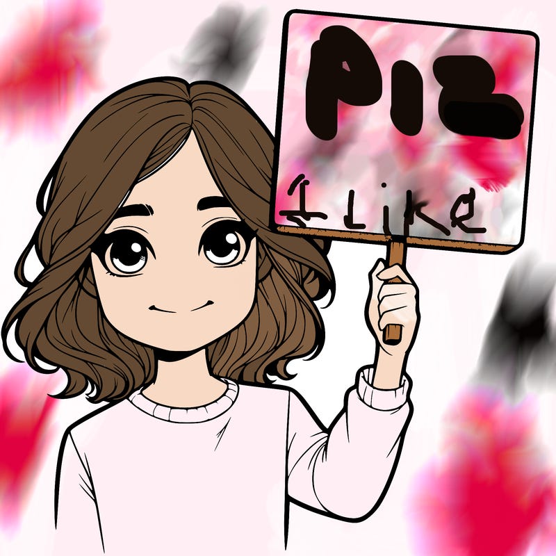 realistic girl holding up a sign
