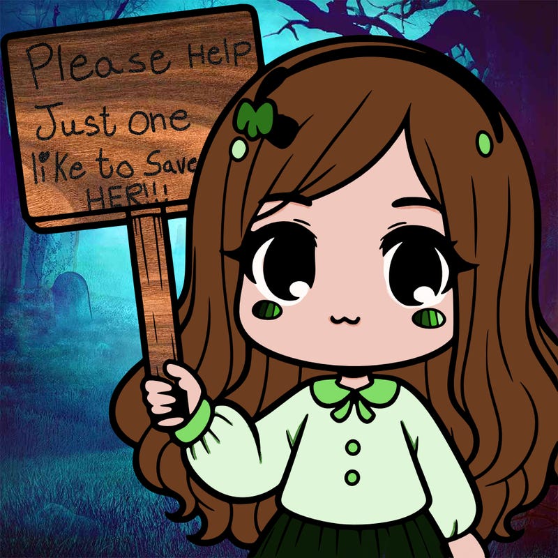 a girl holding a sign