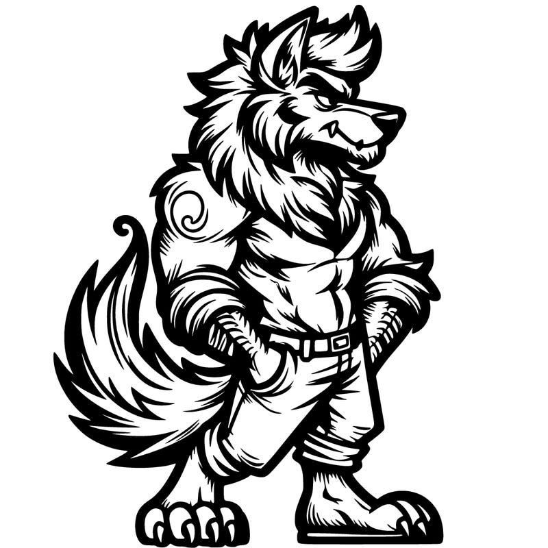 stylish werewolf