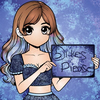 realistic pretty girl holding blank sign