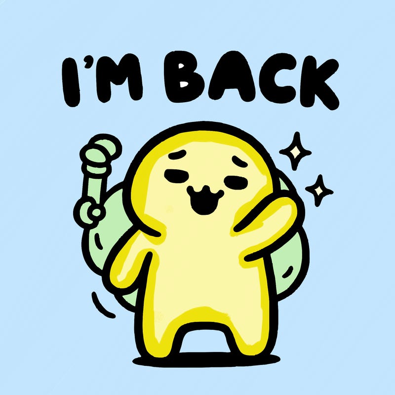 i'm back